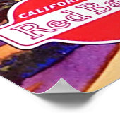 Etiket voor  fruit poster (Hoek)