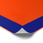 Etiket voor  fruit poster (Hoek)