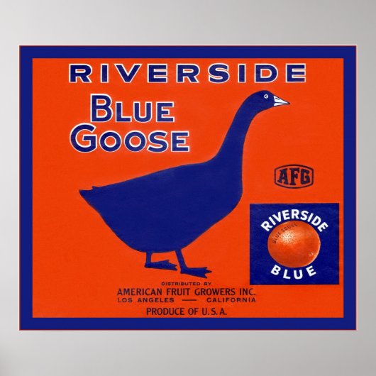 Etiket voor  fruit poster (Voorkant)