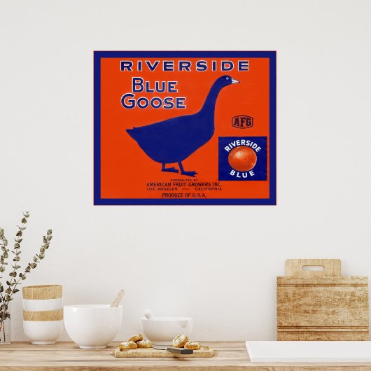 Etiket voor fruit poster (Keuken)