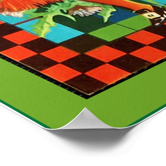 Etiket voor fruit poster (Hoek)