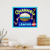 Etiket voor  fruit poster (Keuken)