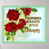 Etiket voor  fruit poster (Voorkant)