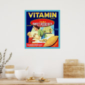 Etiket voor fruit poster (Keuken)