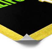 Etiket voor  fruit poster (Hoek)