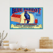 Etiket voor  fruit poster (Keuken)