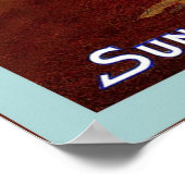 Etiket voor  fruit poster (Hoek)