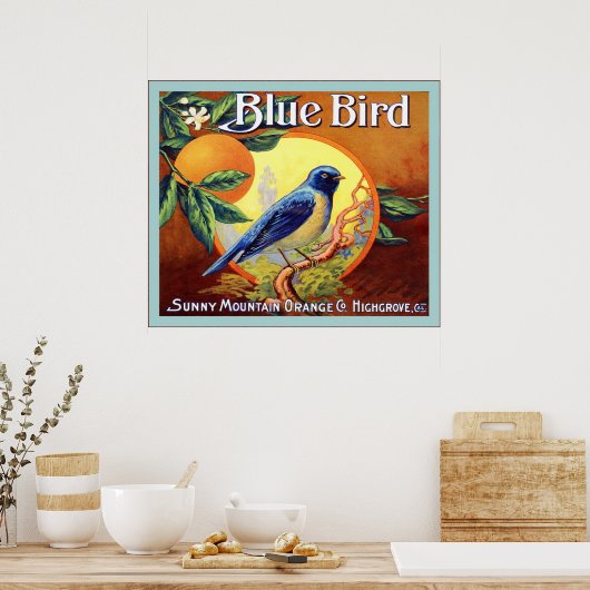 Etiket voor fruit poster (Keuken)