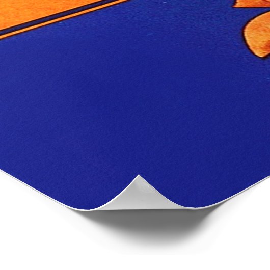 Etiket voor  fruit poster (Hoek)