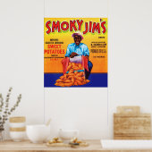 Etiket voor  fruit poster (Keuken)