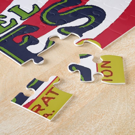  etiket voor fruitkratten 12 puzzel legpuzzel (Zijkant)