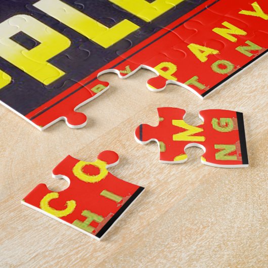  etiket voor fruitkratten 5 Jigzaag Puzzle Legpuzzel (Zijkant)