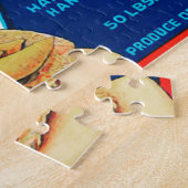  etiket voor fruitkratten 9 Jigzaag Puzzle Legpuzzel (Zijkant)