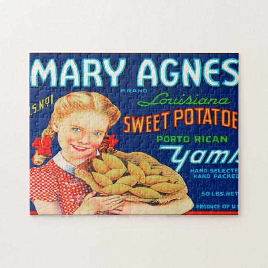  etiket voor fruitkratten 9 Jigzaag Puzzle Legpuzzel (Horizontaal)