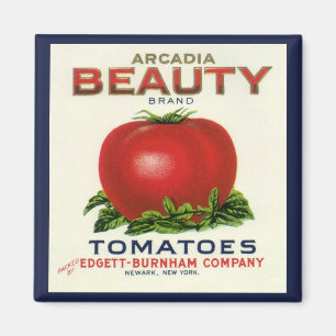  etiket voor fruitkratten, Arcadia Beauty Tomaten Magneet