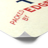  etiket voor fruitkratten, Arcadia Beauty Tomaten Poster (Hoek)