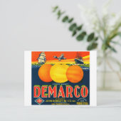 Etiket voor fruitkratten briefkaart (Staand voorkant)
