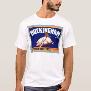 Etiket voor  fruitkratten t-shirt