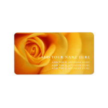 ETIKET VOOR "GEEL ROSE" PLATTELAND