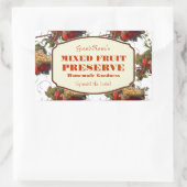 Etiket voor gemengde jam op fruit (Tas)