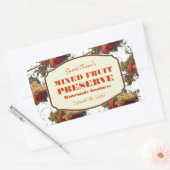 Etiket voor gemengde jam op fruit (Envelop)