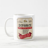 Etiket voor geneesmiddelen koffiemok (Links)