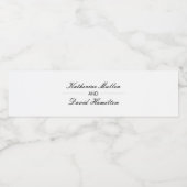 Etiket voor gepersonaliseerd weddenschap (Enkel label)