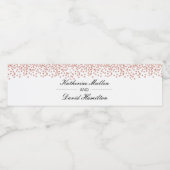 Etiket voor gepersonaliseerd weddenschap (Enkel label)