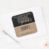 Etiket voor gepersonaliseerde "Brownie Points"-voe (Envelop)