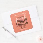 Etiket voor gepersonaliseerde "peach Cobbler" (Envelop)