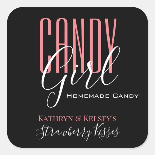 Etiket voor gepersonaliseerde Snoepjes/Drinken (Voorkant)