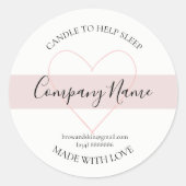 Etiket voor gepersonaliseerde thuiskaartjes (Voorkant)