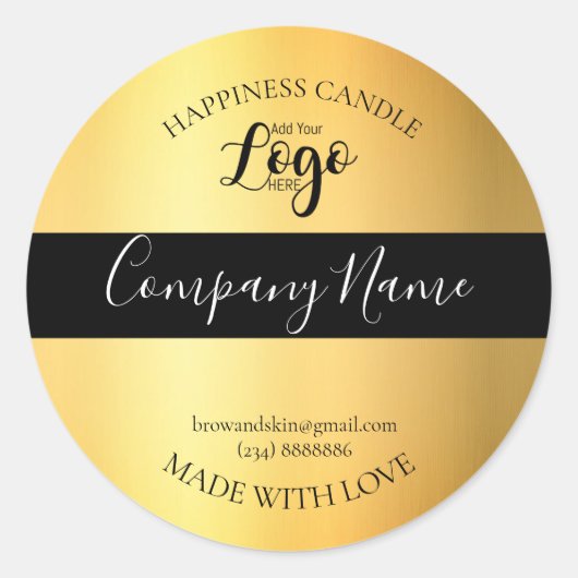 Etiket voor gepersonaliseerde thuiskaartjes (Voorkant)