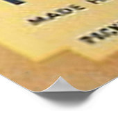 Etiket voor gmp-pantserstroop poster (Hoek)