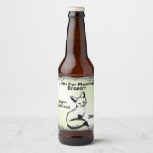 Etiket voor groene fox-bier (Voorkant)