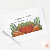 Etiket voor  groenten, op maat gesneden of inblikk (Envelop)