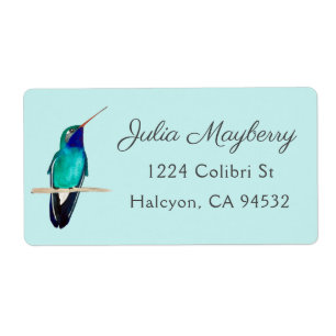 Etiket voor grote koeienvogels