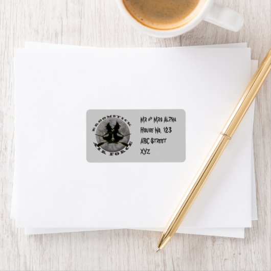 Etiket voor halloween-heks (Insitu)