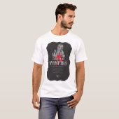 Etiket voor Halloween - Vampire bloed. Vampier Hea T-shirt (Voorkant volledig)