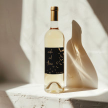 Etiket voor Halloween Wedding Wine