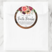 etiket voor handgemaakte bath-bomb (Tas)