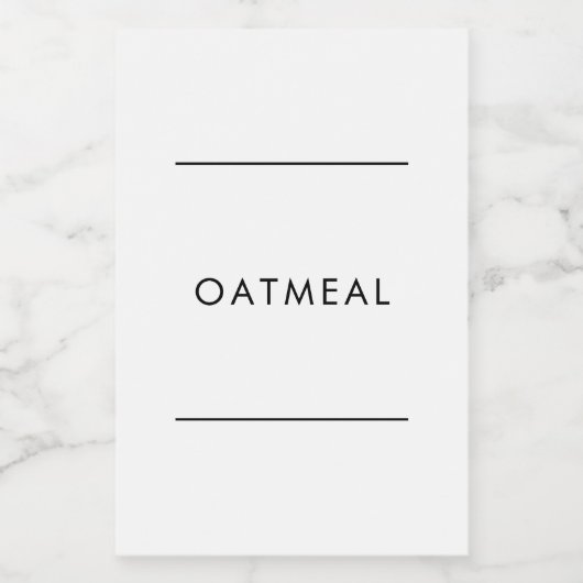 Etiket voor HARLOW (Enkel label)