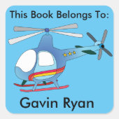 Etiket voor helikopterboeien (Voorkant)