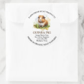 Etiket voor het fokken van cavia's Sticker (Tas)