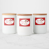 Etiket voor het inmaken van kersenconfiture (Flessen)