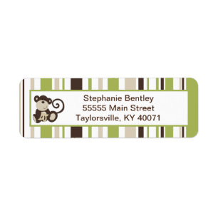Etiket voor het monokey Time Return