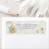 Etiket voor het retouradres van de vroege Kaart (Insitu)