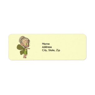 Etiket voor het vetvrije baby