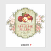  etiket voor het vullen van Apple Pie Sticker (Vel)