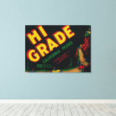 Etiket voor Hi Grade Pear Canvas Afdruk (Insitu (Houten vloer))